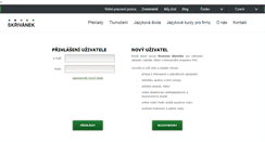 Desktop Screenshot of isweb.skrivanek.cz